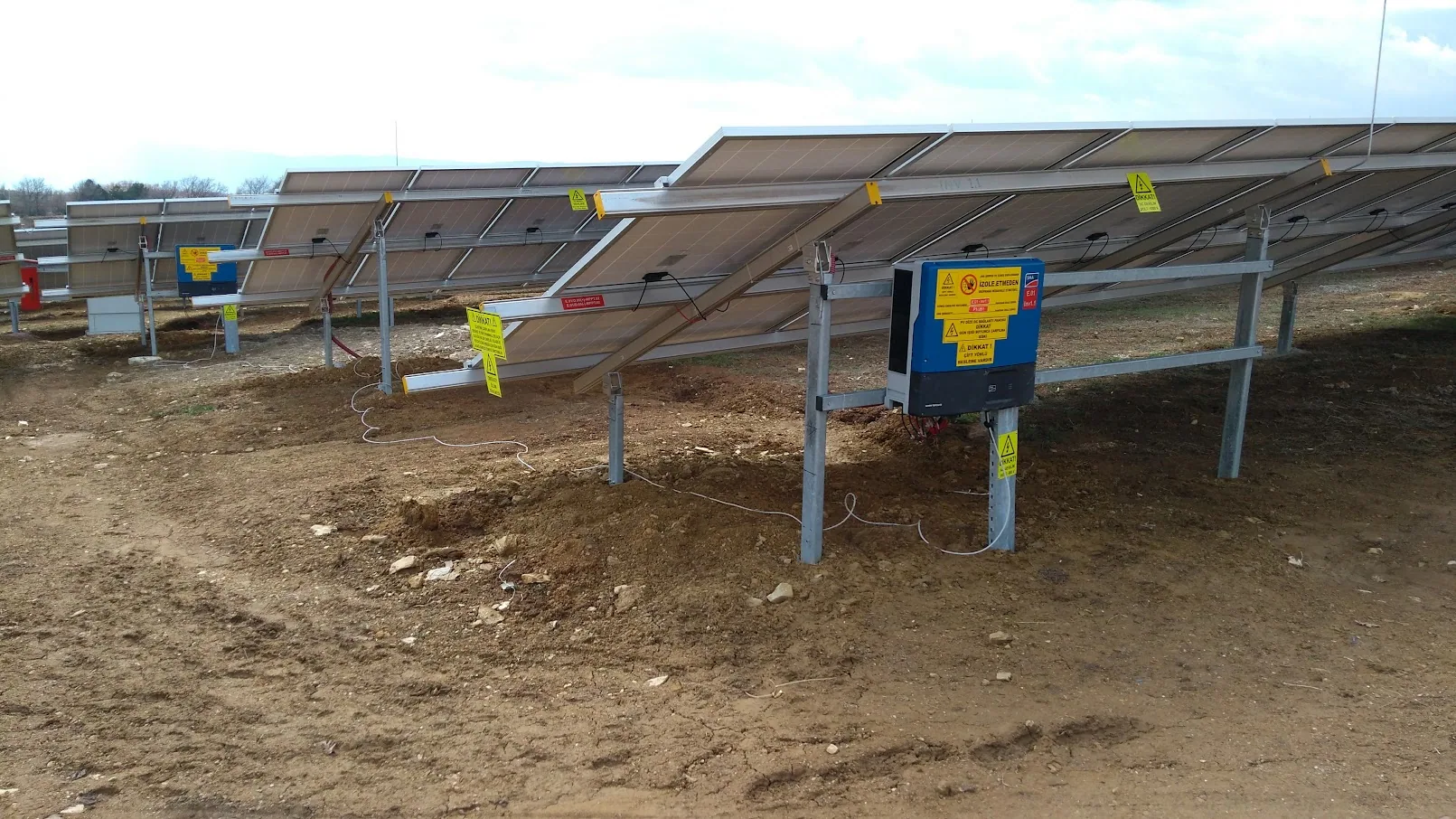 Technical equipment at the plant